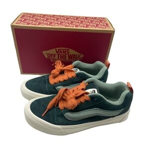 Vans Golden Hour Knu Skool Skate Sneakers Shoes Green Gables VN0009QC2LN US 8